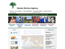 Tablet Screenshot of humanserviceagency.org